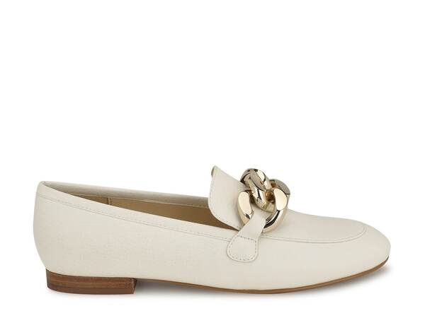 【送料無料】 ナインウェスト レディース スリッポン・ローファー シューズ Aspyn Loafer White 3