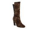 x[j fB[X u[cECu[c V[Y Chrome Boot Tan/Black Leopard Print Velvet