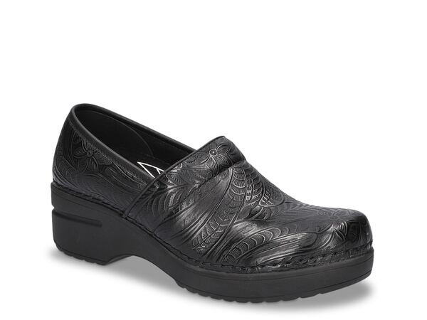 【送料無料】 イージーストリート レディース スリッポン・ローファー シューズ Lead Clog Black Tooling