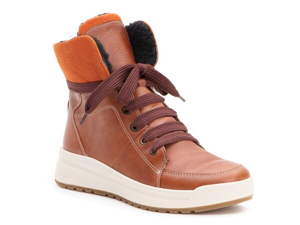 【送料無料】 アラ レディース ブーツ・レインブーツ ブーティ シューズ Albany Bootie Cognac