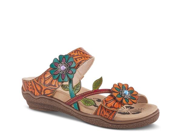 ̵ ץ󥰥ƥå ǥ  塼 Aymee Wedge Sandal Mango Orange Multi...