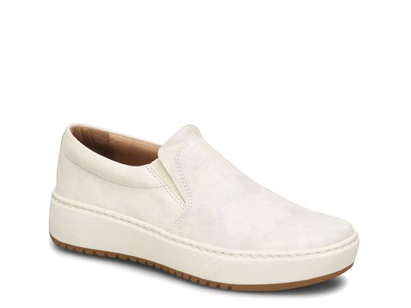 【送料無料】 ソフト レディース スリッポン・ローファー シューズ Watney Slip-On White