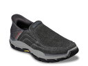  スケッチャーズ メンズ スニーカー シューズ Hands Free Slip-ins Relaxed Fit Respected Holmgren Slip-On Sneaker Grey