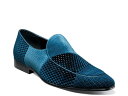 【送料無料】 ステイシーアダムス メンズ スリッポン・ローファー シューズ Shapshaw Moc Toe Slip-On Teal