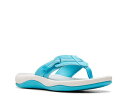 【送料無料】 クラークス レディース サンダル シューズ Cloudsteppers Sunmaze Tide Sandal Turquoise/Aqua