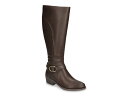 イージーストリート レディース ブーツ・レインブーツ シューズ Luella Riding Boot Dark Brown