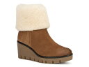 【送料無料】 ビンテージファンドリー レディース ブーツ・レインブーツ ブーティ シューズ Poppy Wedge Bootie Light Brown