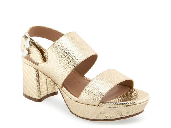 【送料無料】 エアロソールズ レディース サンダル シューズ Camera Platform Sandal Gold Metallic