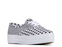  ケッズ レディース スニーカー シューズ Point Platform Sneaker - Women's Black/White Gingham Print