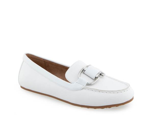 【送料無料】 エアロソールズ レディース スリッポン・ローファー シューズ Denver Loafer White