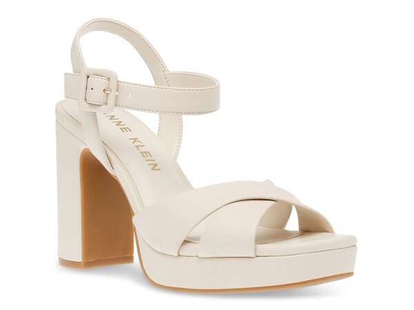 【送料無料】 アンクライン レディース サンダル シューズ Zena Platform Sandal Off White