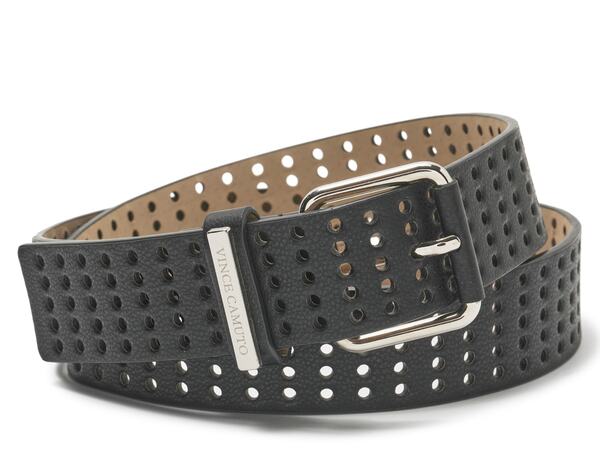 【送料無料】 ヴィンスカムート レディース ベルト アクセサリー Studio Five Row Dot Women's Belt Black