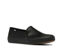 【送料無料】 ケッズ レディース スニーカー シューズ Double Decker Leather Slip-On Sneaker - Women 039 s Black