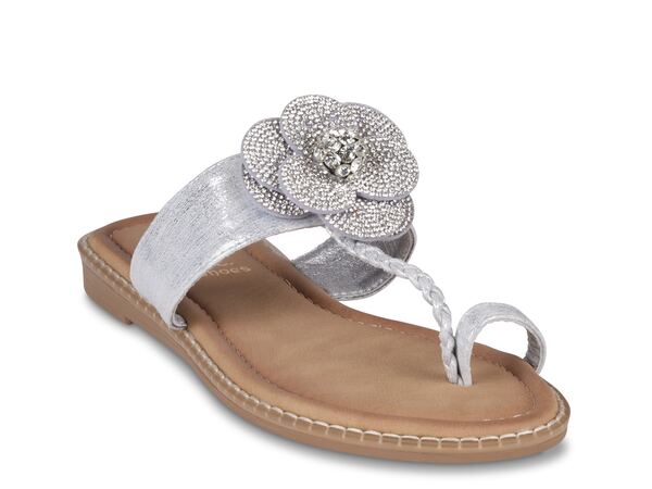 【送料無料】 ジーシーシューズ レディース サンダル シューズ Blossom Sandal Silver Metallic