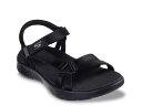 【送料無料】 スケッチャーズ レディース サンダル シューズ GO WALK Flex Chic Sandal Black