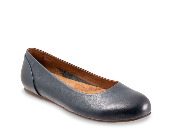 ソフトウォーク レディース シューズ パンプス Softwalk Sonoma Ballet Flat Navy ネイビー(4)