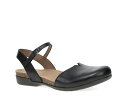 【送料無料】 ダンスコ レディース サンダル シューズ Rowan Sandal Black Waxed Leather(4)