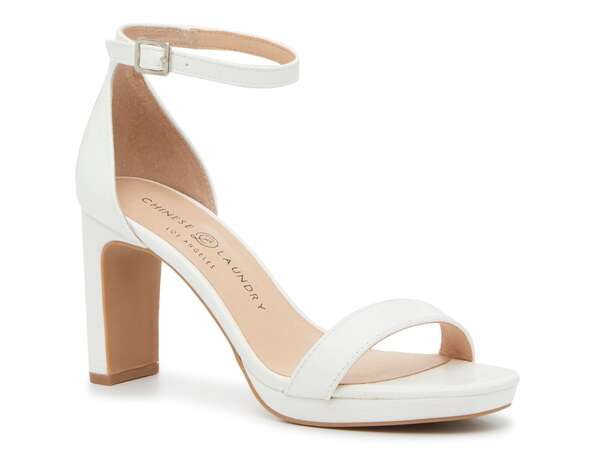 【送料無料】 チャイニーズランドリー レディース サンダル シューズ Tinie Platform Sandal White Snake Print