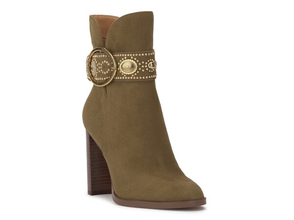 【送料無料】 ジェシカシンプソン レディース ブーツ・レインブーツ シューズ Finova Western Bootie Olive Greenのサムネイル