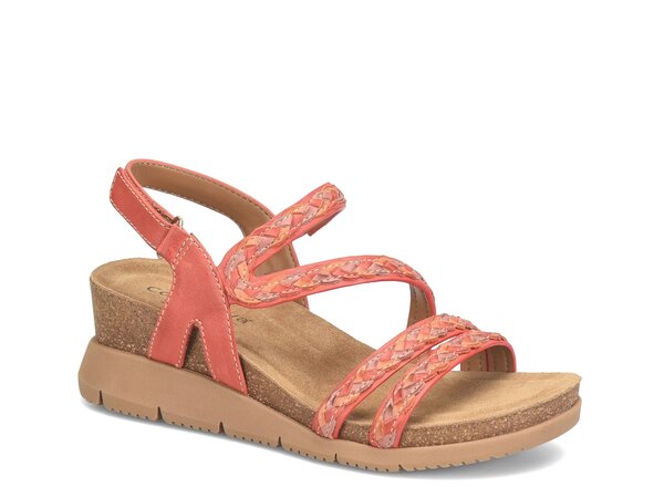 コンフォーティバ レディース シューズ サンダル Comfortiva Silvia Wedge Sandal Tomato Red/Multicol..