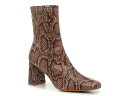 【送料無料】 スティーブ マデン レディース ブーツ・レインブーツ シューズ Harli Bootie Rose Pink/Black Snake Print