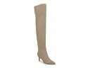 【送料無料】 ナインウェスト レディース ブーツ・レインブーツ シューズ Sensa Over-The-Knee Boot Beige Faux Suede