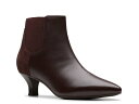 【送料無料】 クラークス レディース ブーツ・レインブーツ シューズ Kepley Erin Bootie Dark Brown