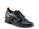 【送料無料】 スプリングステップ レディース オックスフォード シューズ Pradeep Oxford Black Patent/Multicolor