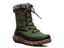 【送料無料】 ボグス レディース ブーツ・レインブーツ シューズ Cedar Quilt Snow Boot - Women's Dark Green
