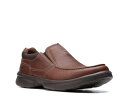 クラークス メンズ スリッポン・ローファー シューズ Bradley Free Slip-On Dark Brown