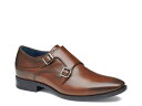 【送料無料】 ジョンストンアンドマーフィー メンズ スリッポン・ローファー シューズ Gibbons Monk Strap Slip-On Dark Brown