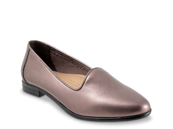 【送料無料】 トロッターズ レディース スリッポン・ローファー シューズ Liz Lux Slip-On Pewter