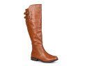 【送料無料】 ジュルネ コレクション レディース ブーツ・レインブーツ シューズ Tori Extra Wide Calf Boot Cognac