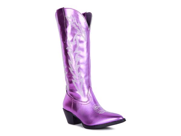 ロンドンラグ レディース シューズ ブーツ・レインブーツ London Rag Cowby Boot Purple パープル