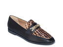 【送料無料】 ベルナルド レディース スリッポン・ローファー シューズ Zephyr Loafer Black Leopard Print