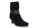 【送料無料】 ダイビッドテイト レディース ブーツ・レインブーツ シューズ Corin Bootie Black Suede