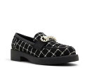 【送料無料】 アルド レディース スリッポン・ローファー シューズ Dinara Loafer Black/White Plaid Print(4)