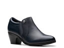 【送料無料】 クラークス レディース ブーツ・レインブーツ シューズ Emily Reyna Bootie Navy