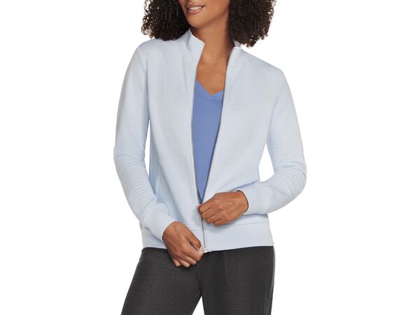 【送料無料】 スケッチャーズ レディース ジャケット・ブルゾン アウター Hoodless Hoodie GO WALK Everywhere Women's Jacket Light Blue