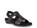 イージースピリット レディース サンダル シューズ Hazel Wedge Sandal Black(4)