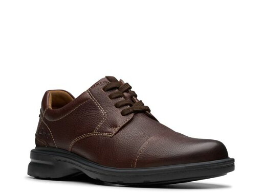 【送料無料】 クラークス メンズ オックスフォード シューズ Gessler Cap Toe Oxford Dark Brown