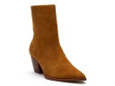 【送料無料】 マチス レディース ブーツ・レインブーツ ブーティ シューズ Caty Bootie Cognac Suede