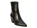 【送料無料】 マチス レディース ブーツ・レインブーツ ブーティ シューズ Caty Bootie Espresso Croc Print Leather
