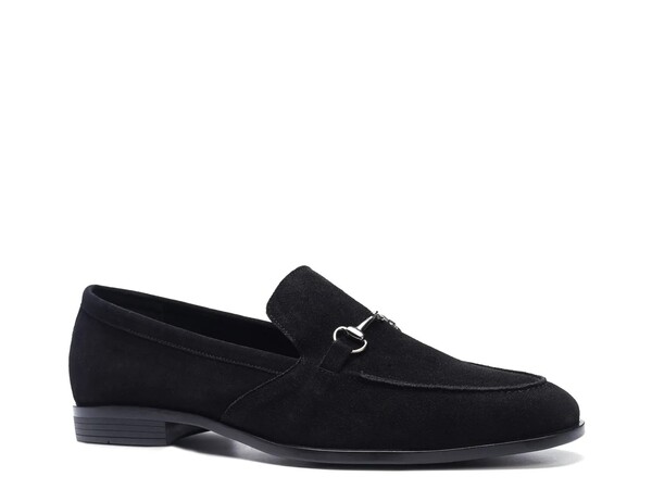 【送料無料】 カルロスサンタナ メンズ スリッポン・ローファー シューズ Louis Loafer Black Suede