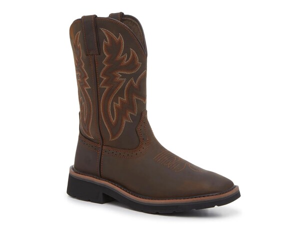 【送料無料】 ウルヴァリン メンズ ブーツ・レインブーツ シューズ Rancher Wellington Work Boot - Men's Dark Brown