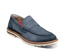 【送料無料】 ステイシーアダムス メンズ スリッポン・ローファー シューズ Hopkins Penny Loafer Navy