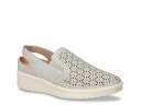 【送料無料】 イージーストリート レディース スリッポン・ローファー シューズ Petal Wedge Slip-On Grey