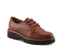 【送料無料】 パトリシア レディース オックスフォード シューズ Hazelina Platform Oxford Camel Brown