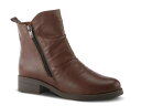 【送料無料】 スプリングステップ レディース ブーツ・レインブーツ シューズ Zipstering Bootie Dark Brown