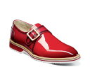 【送料無料】 ステイシーアダムス メンズ スリッポン・ローファー シューズ Bartram Monk Strap Slip-On Red(4)